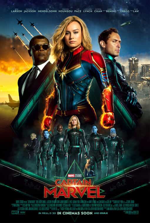 US Box Office Analytics Weekend 8 - 10 March 2019:  Captain Marvel smashes onto the box office with $150 million plus debut