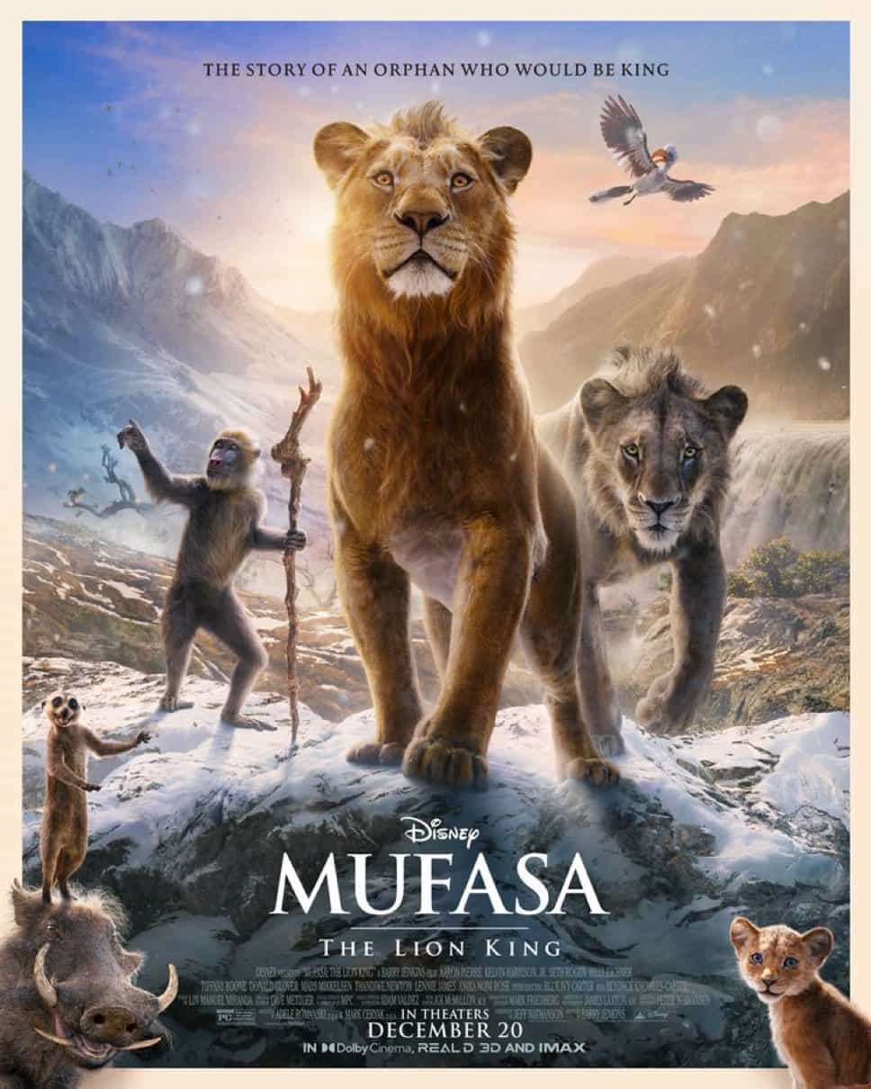 Global Box Office Weekend Report 17th - 19th January 2025:  Mufasa: The Lion King spends 5th weekend as the top global movie with Wolf Man the top new entry