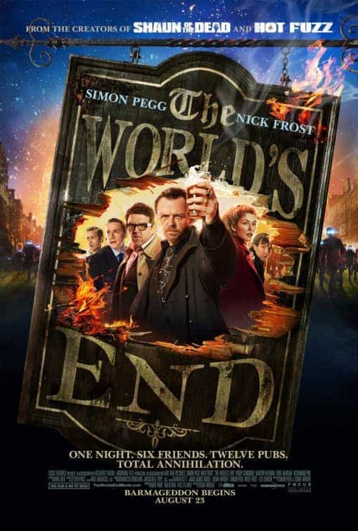 UK Cinema releases 19 July: The Worlds End.